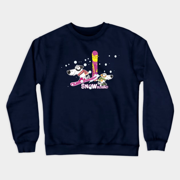 SNOWboard Crewneck Sweatshirt by DWG